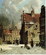 unknow artist European city landscape, street landsacpe, construction, frontstore, building and architecture. 124 Germany oil painting reproduction